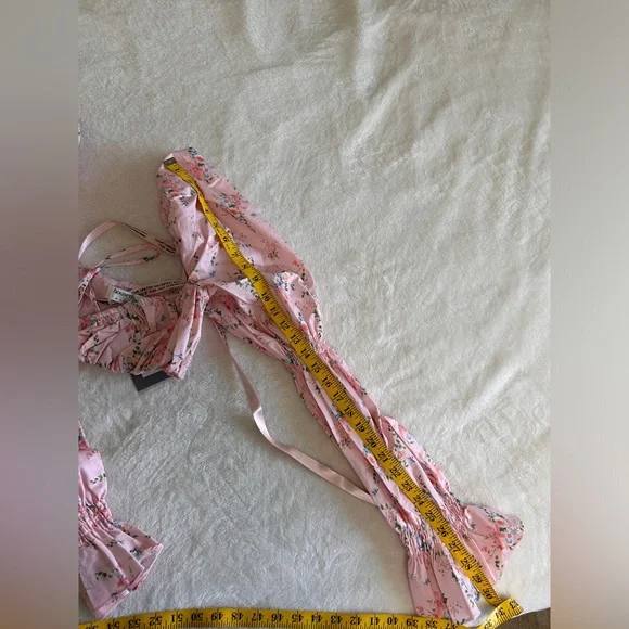 NWT House of CB Henrietta Shirred Bralette Top - Picture 13 of 15